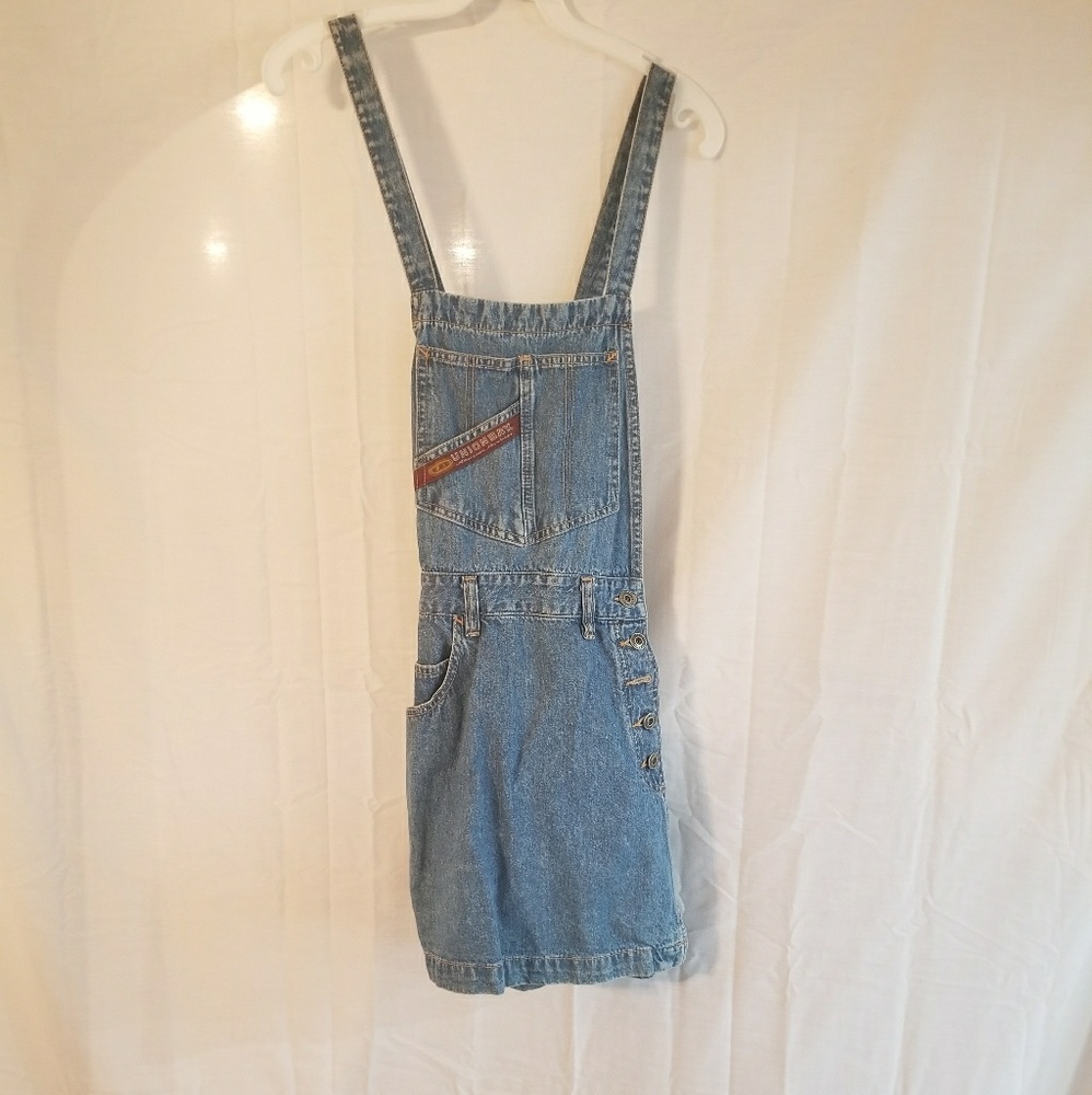 Vintage Jean Overall Skort